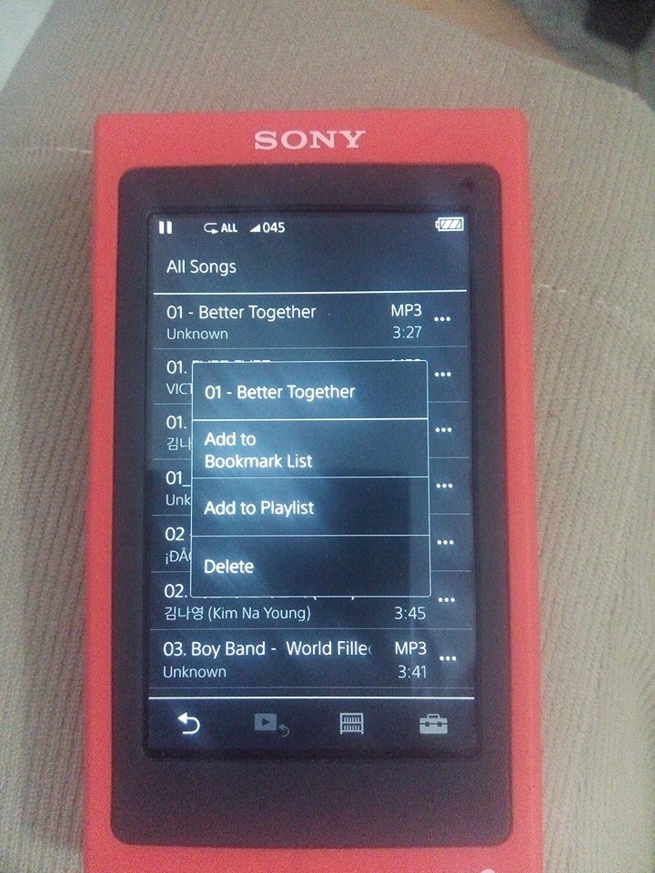 สอบถาม การลงเพลง Sony NW-A36 - เว็บบอร์ดหูฟังมั่นคง munkonggadget