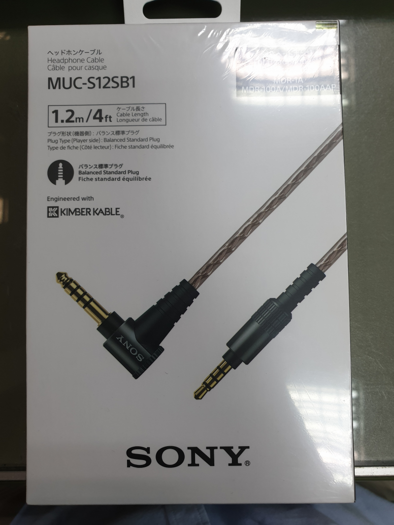 [ขาย] DAP Sony ZX300 อายุสิบกว่าวัน, สาย Kimber Sony MUC-S12SB1 ของใหม่
