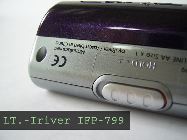 Iriver ifp 795 как подключить к компьютеру