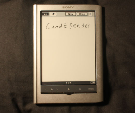 Sony reader prs 600 завис