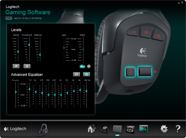 logitech g930 best equalizer settings