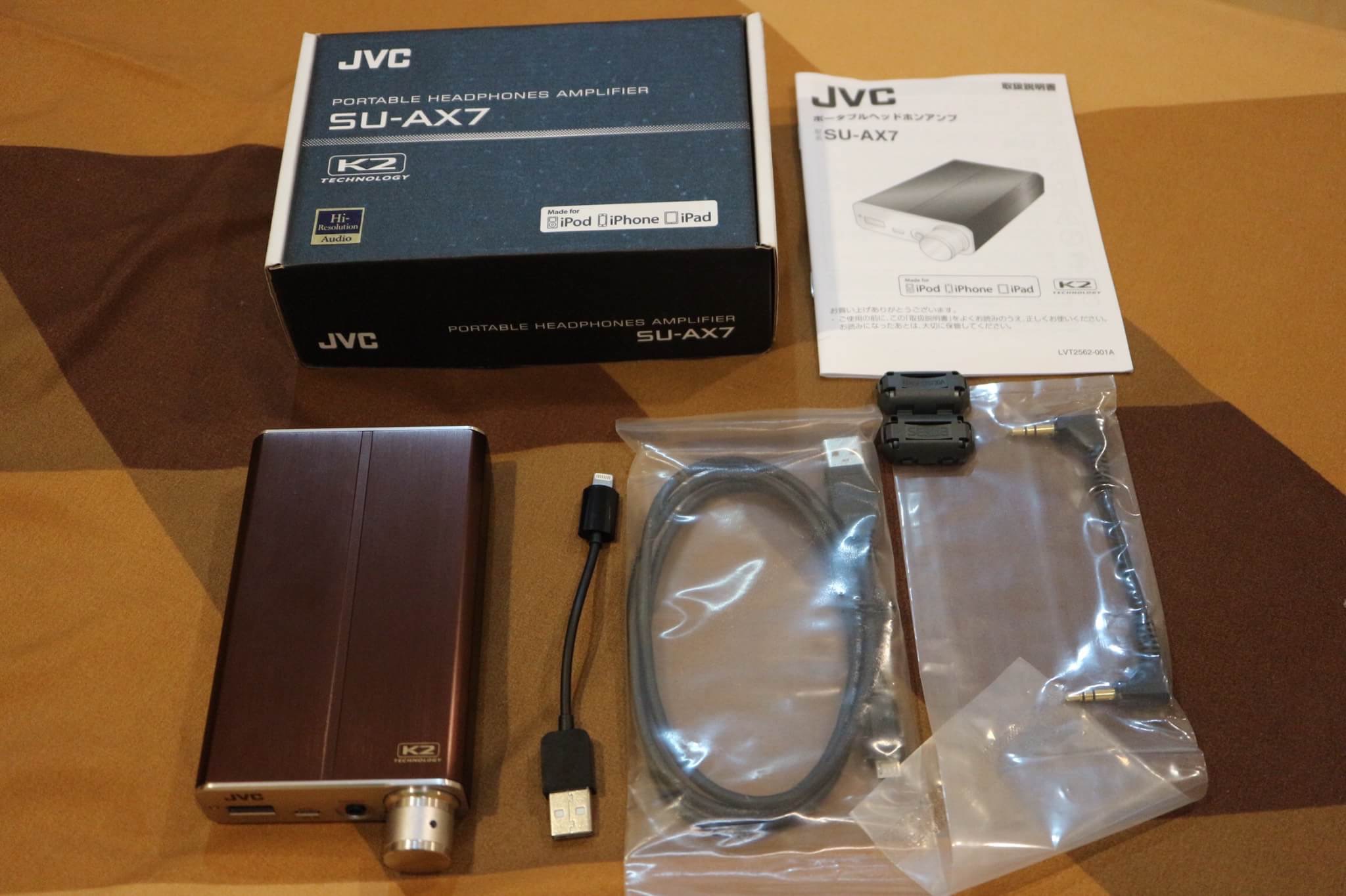 Victor・JVC SU-AX7 ポータブル ヘッドホン アンプ - その他